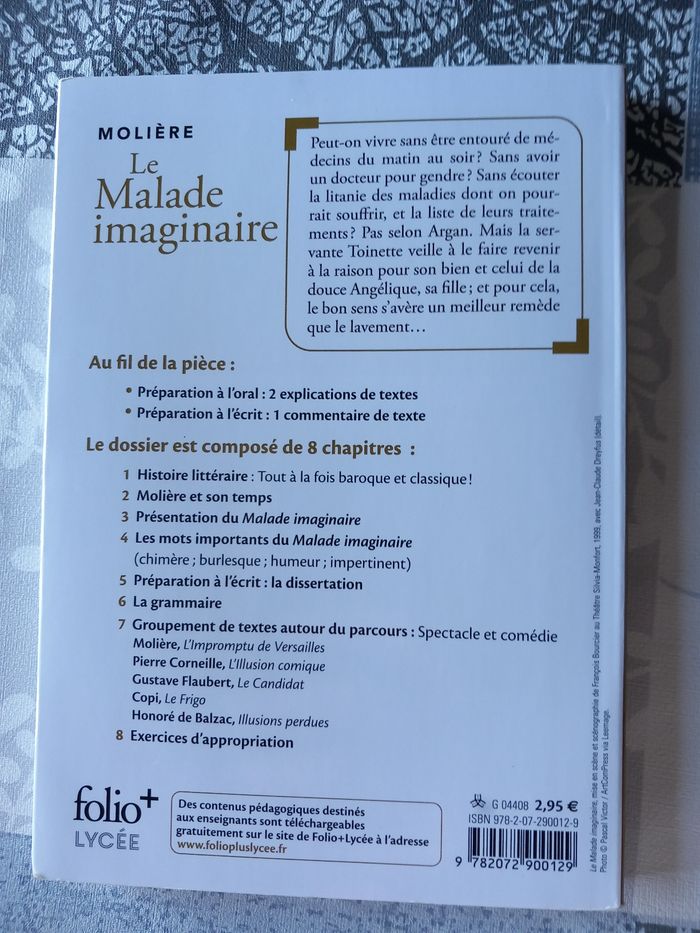 Le Malade imaginaire Molière - photo numéro 2