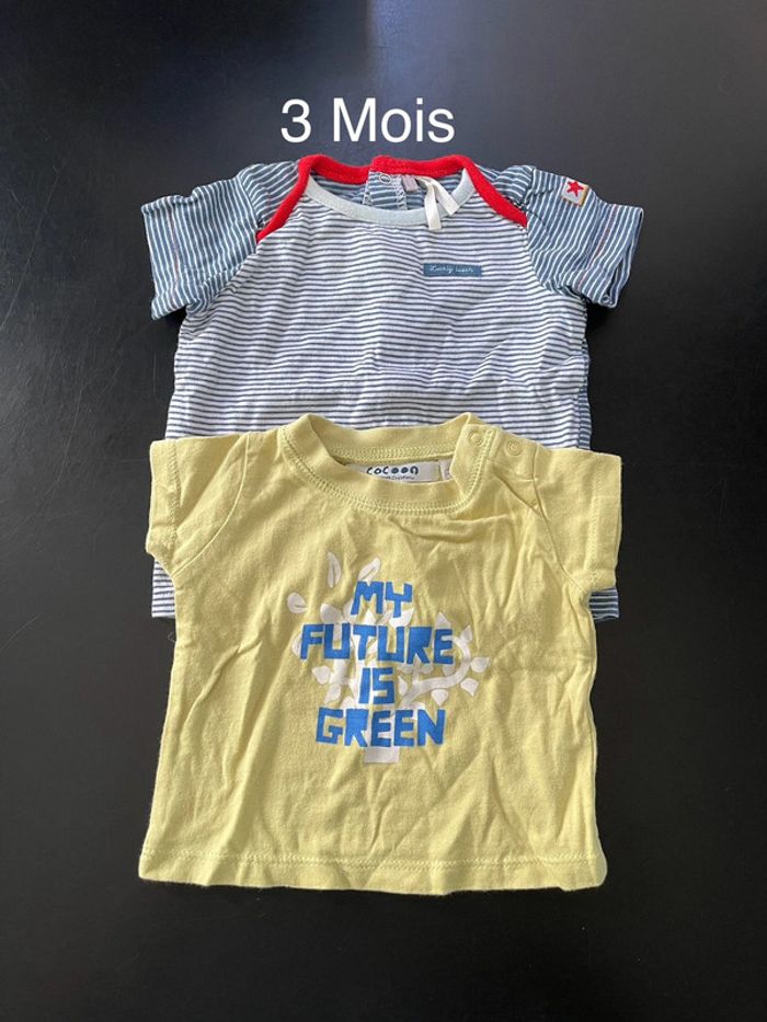 Lot 2 tee-shirts 3 mois