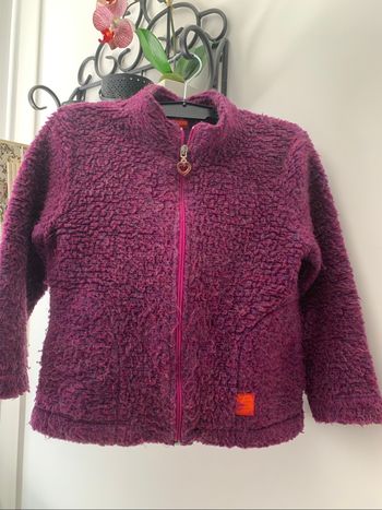 Gilet, zippé, mauve, en taille huit ans et de marque Marese.