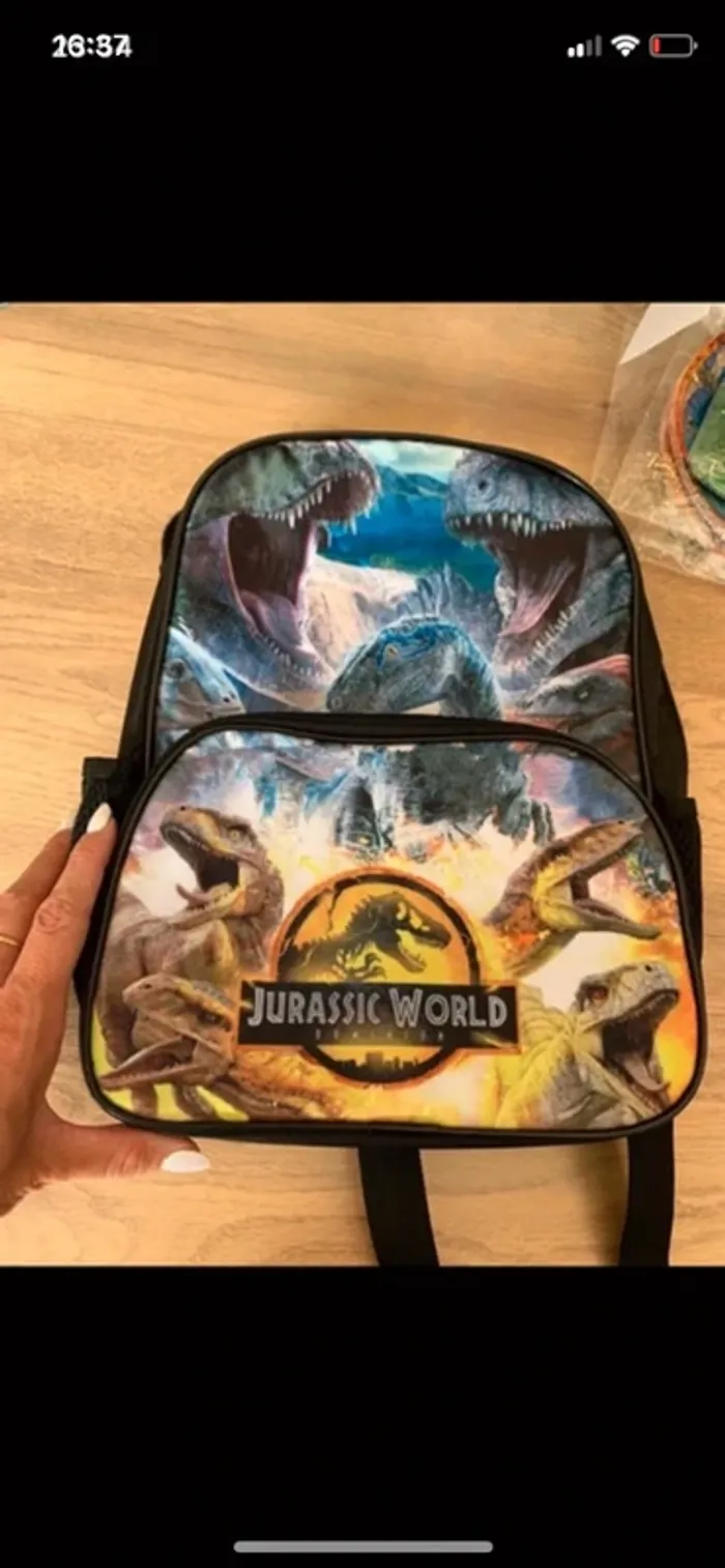 Sac à dos maternelle jurassic world