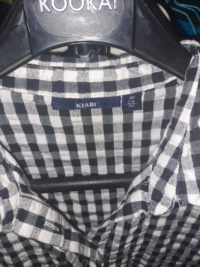 Chemise longue à carreaux - photo numéro 3