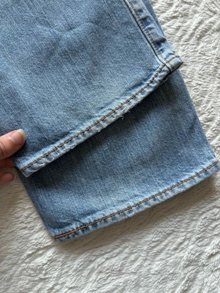 Jean levi’s 501 homme bleu clair effet délavé coupe regular straight droit taille W32 L/42 L34 - photo numéro 13