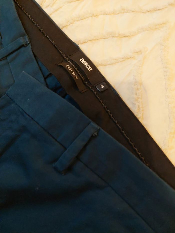 Pantalon chino bleu - photo numéro 3