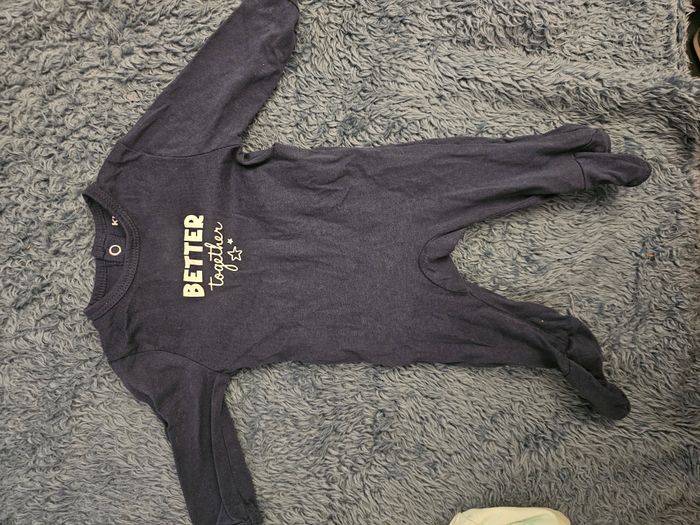 Lot de pyjamas bébé 1mois/54-56cm - photo numéro 3