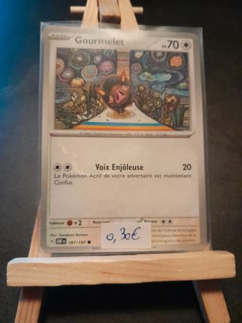 Carte Pokémon Gourmelet 181/197