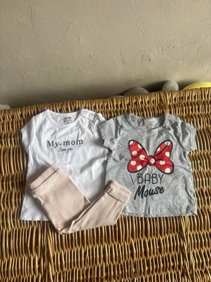 Ensemble fille 9mois en très bon état