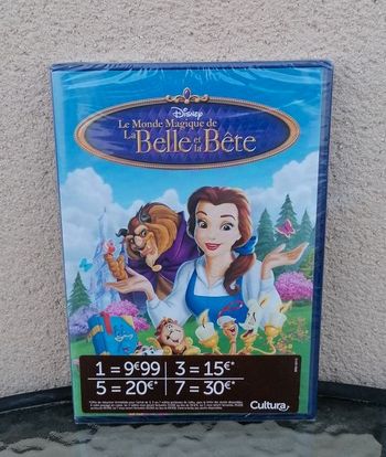 Dvd Disney Le monde magique de la belle et la bête (Neuf sous blister)