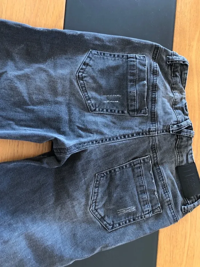 Jean gris avec détails sympa garçon - photo numéro 6