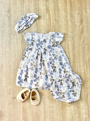 Robe d’été avec accessoires bébé fille