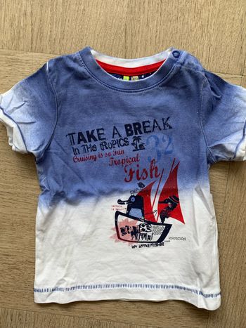 Tee-shirt manches courtes taille 6 mois orchestra