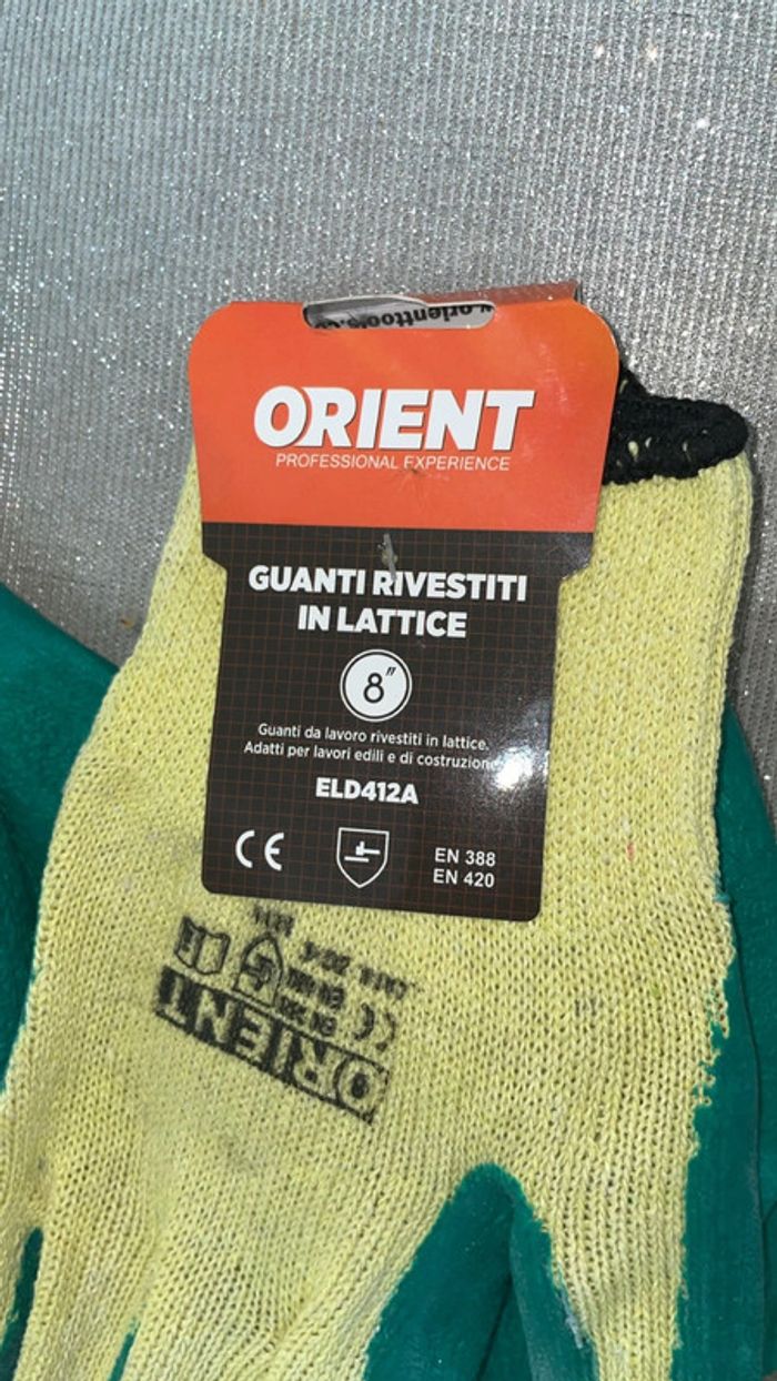 Lot de 2 Paires de Gants de Travail / Gants de Jardinage Orient Neufs - photo numéro 2