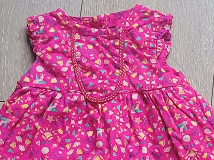 Ensemble robe rose. Fille 6 mois. Marque Sergent Major - photo numéro 3