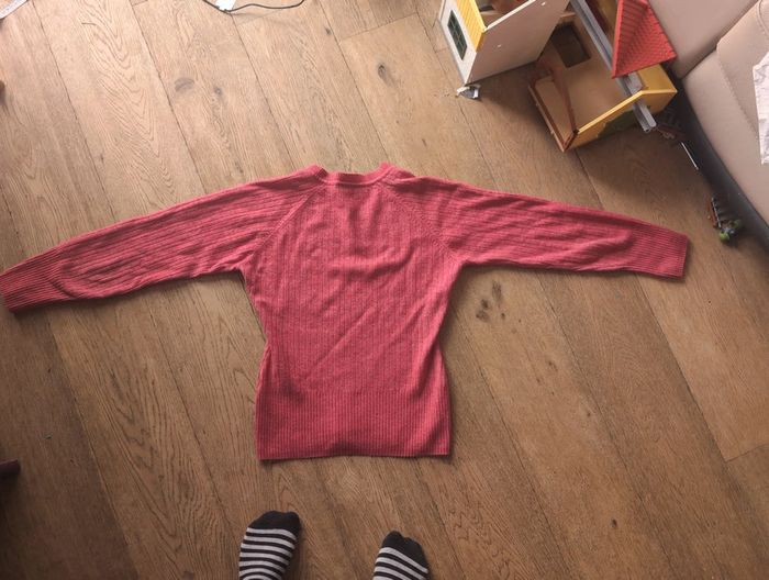 Pull torsadé laine aigle T40 fushia - photo numéro 2