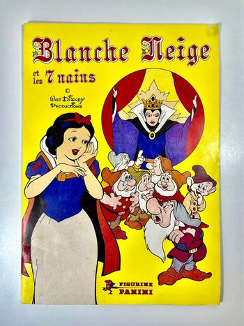 Album Panini Disney vintage : Blanche Neige et les 7 Nains 1983