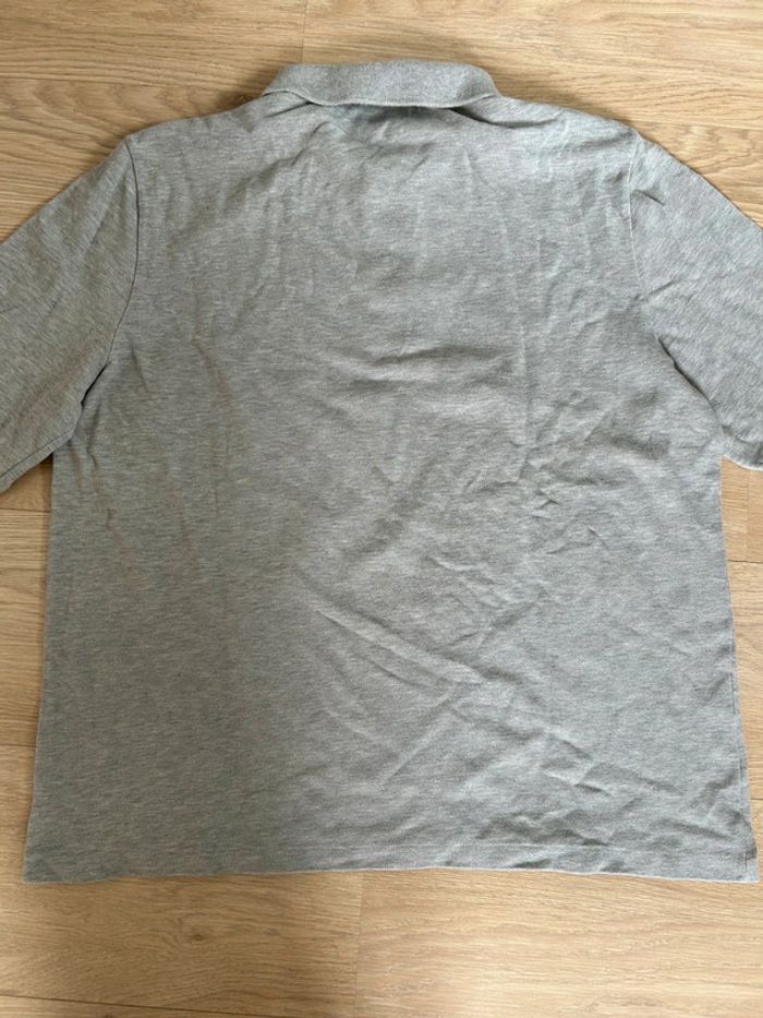 Pull/polo Lacoste manches longues gris clair – taille 6 – parfait état - photo numéro 8