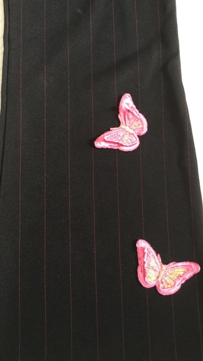 Ensemble pantalon et haut noir rose papillons 🦋 8 ans P’tit Mome - photo numéro 9