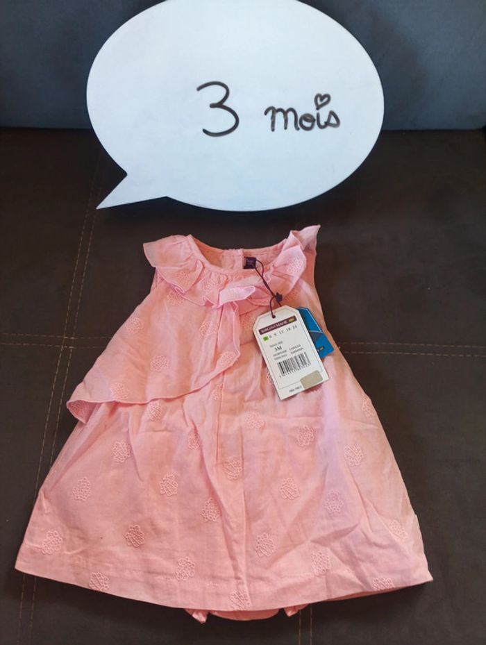 Ensemble Robe avec boomer assorti Fille 3 mois Sergent major