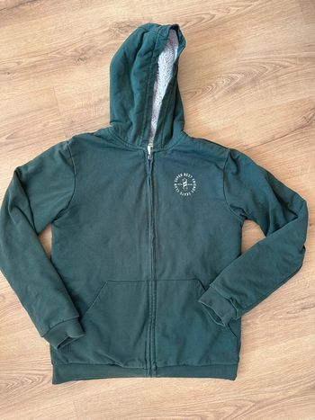 Sweat zippé doublure sherpa 14 ans neuf