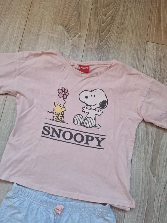 Pyjama été snoopy fille 10 ans - photo numéro 2