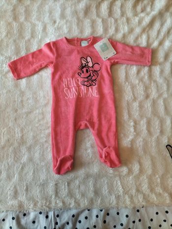 Lot de 3 pyjama bébé fille velours