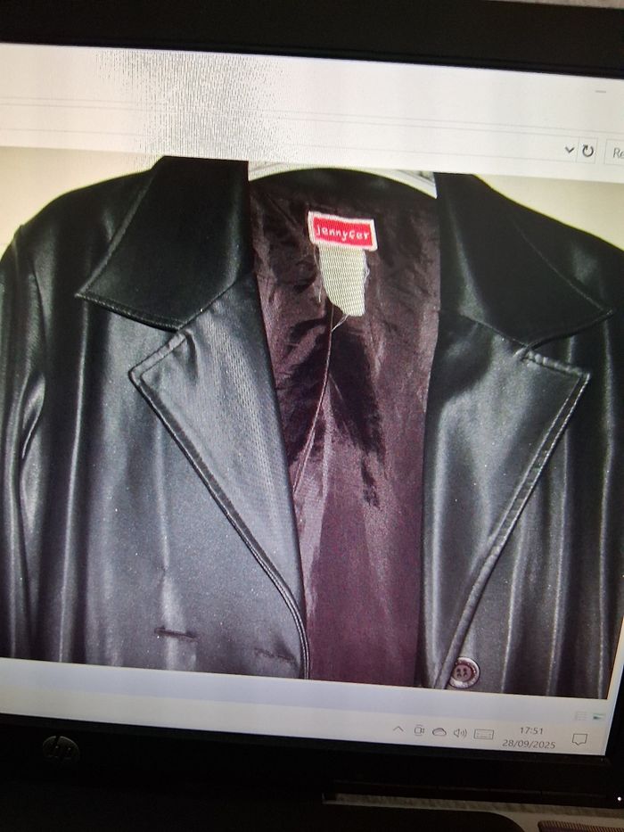 Veste simili " jennyfer "noir " t- 38" - photo numéro 2