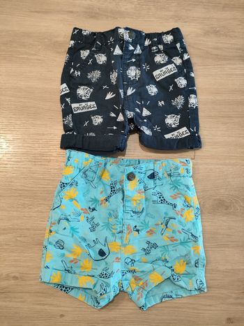 Lot de 2 shorts