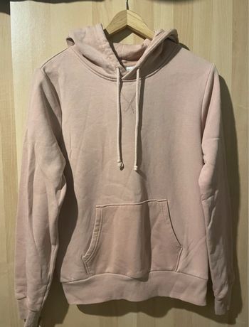 sweat à capuche rose pale