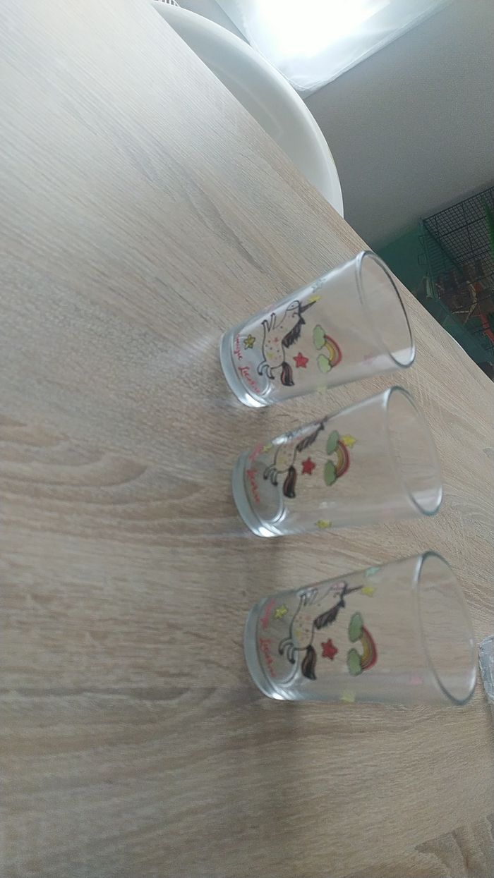 3 verres licorne - photo numéro 3