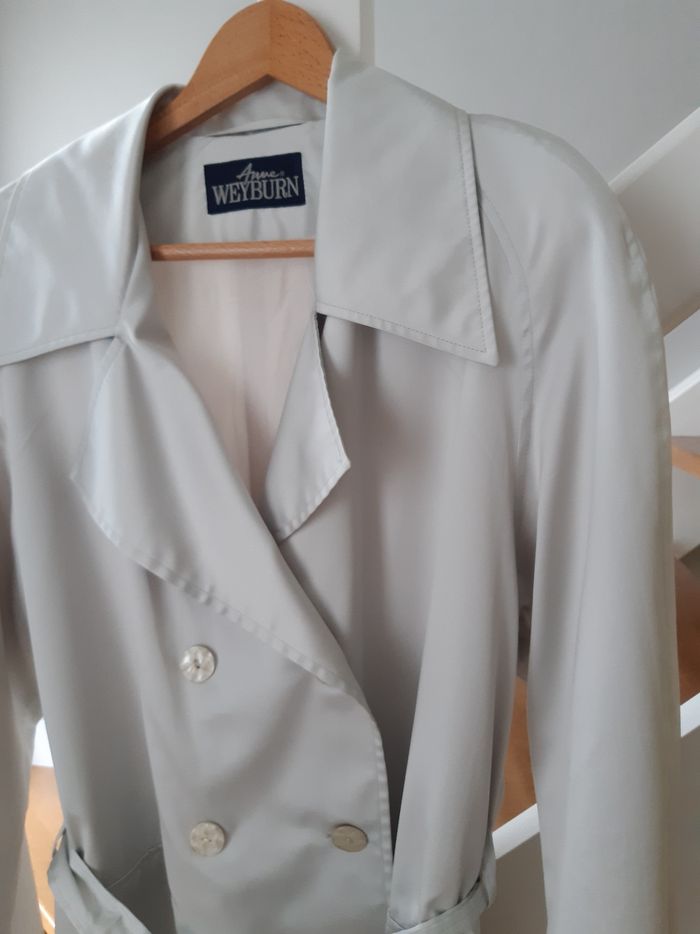Vintage imperméable trench coat 42/44 Anne Weyburn - photo numéro 2