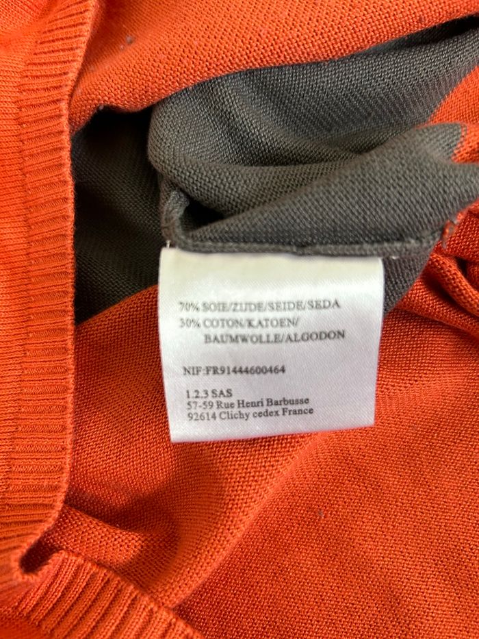 Robe pull avec cardigan à manches courtes 123 taille 38/40 TBE - photo numéro 10