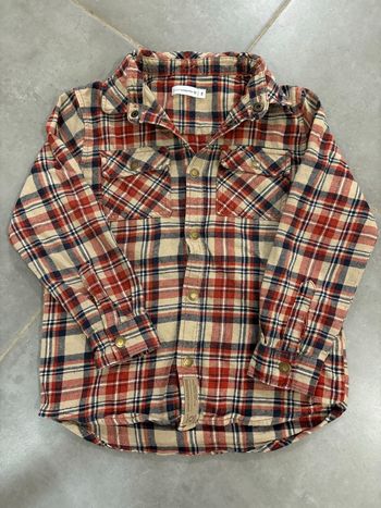 Chemise à carreaux enfant Lulu Castagnette – 5 ans – 100% coton