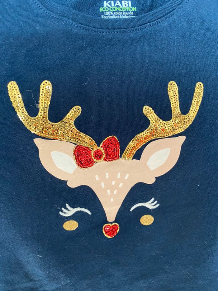 Lot 2 tee-shirts de Noël Jules et kiabi fille ou garçon - photo numéro 6
