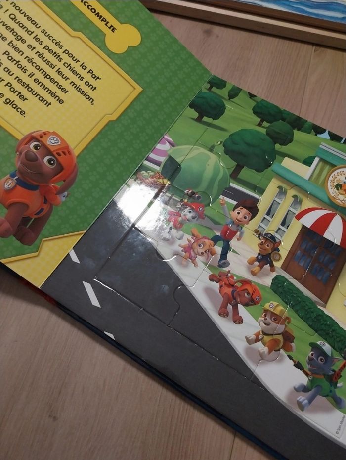 Mon joli livre puzzle Pat Patrouille - photo numéro 4