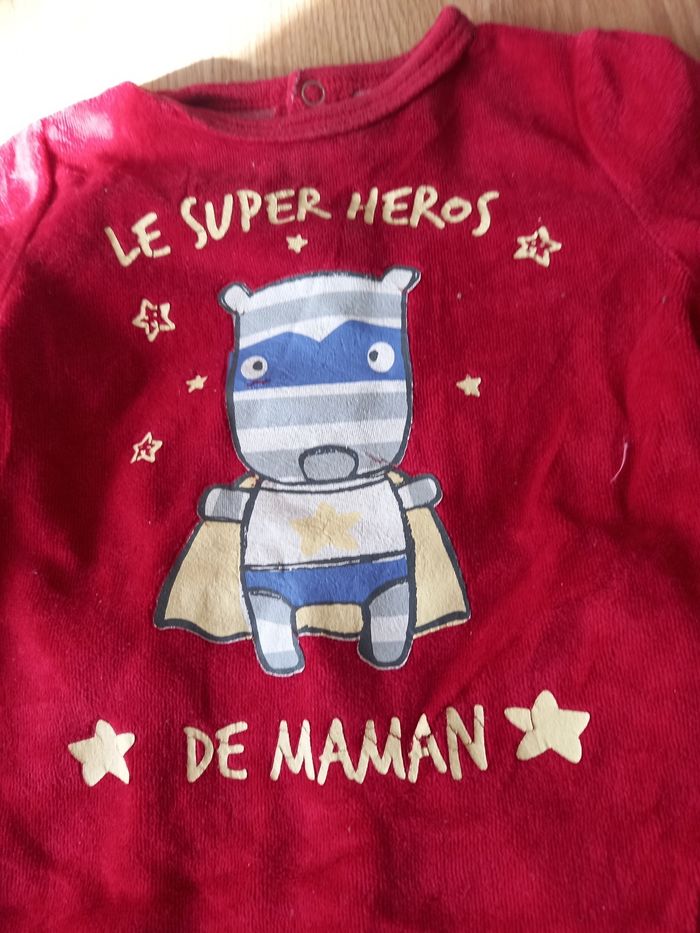 Pyjama le super héros de maman - photo numéro 2