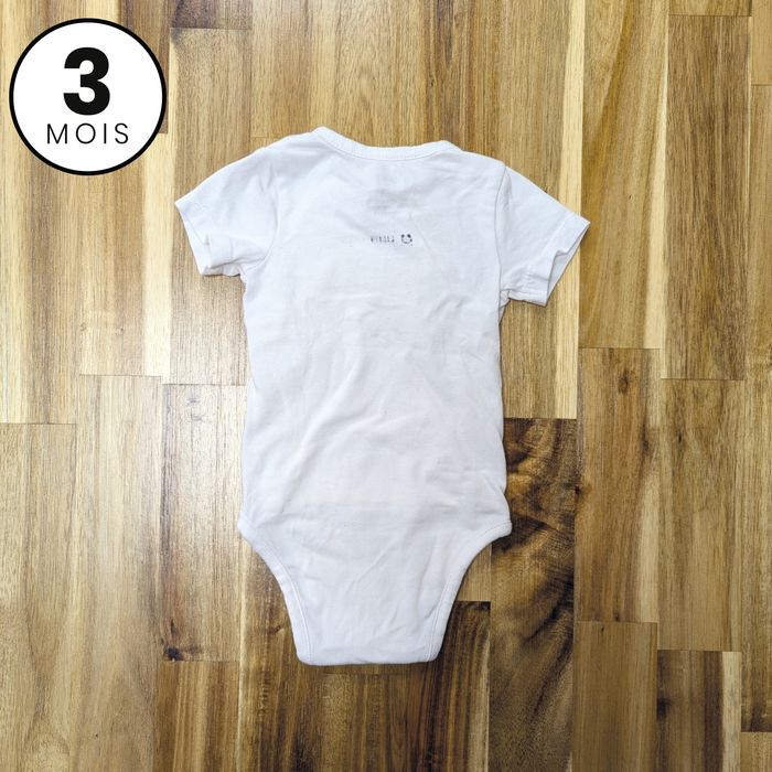 Lot de 3 body  blanc 3 mois - photo numéro 9