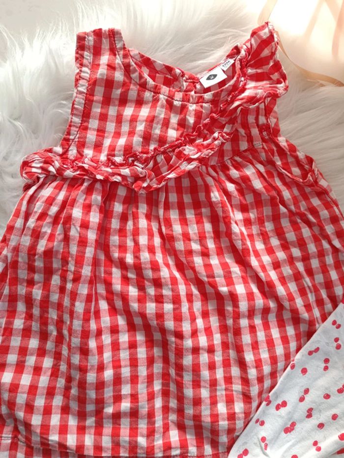 Magnifique ensemble printemps été bébé fille 🍒 - photo numéro 3