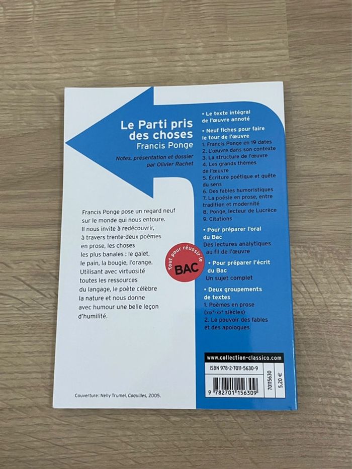 Livre Le parti pris des choses de Francis Ponge - photo numéro 2