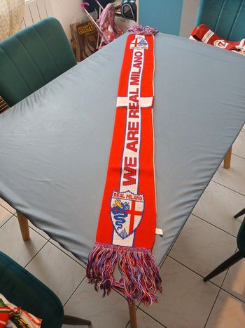 Écharpe foot real milano Italie italia