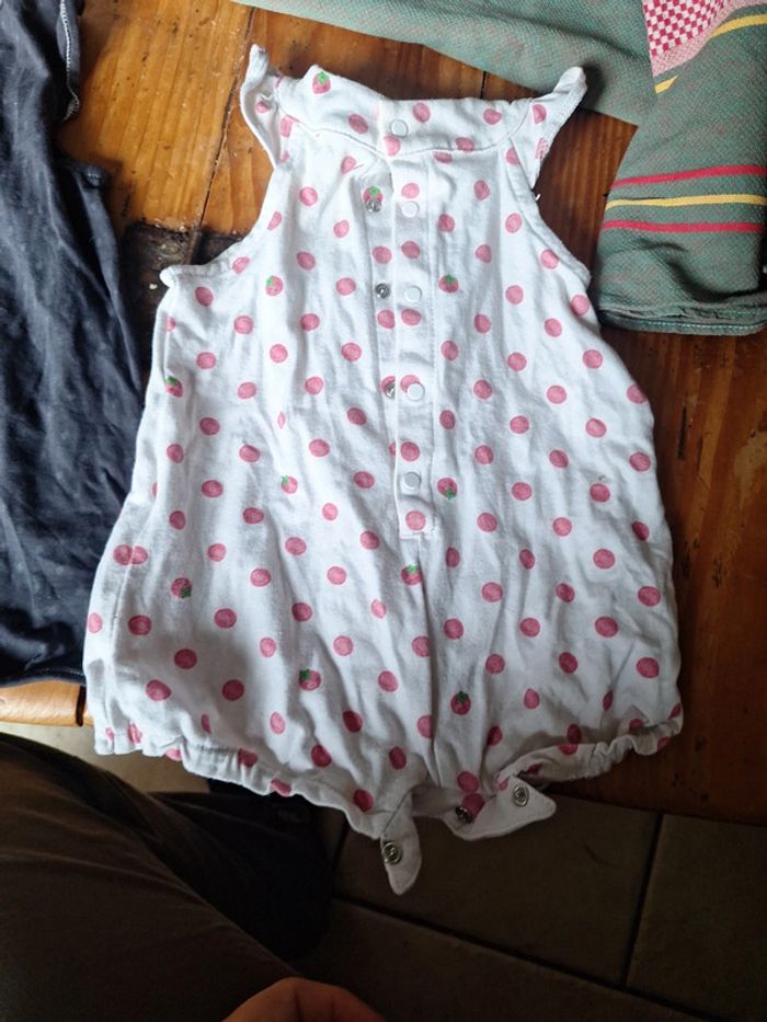 Lot de 2 combi short tissus - photo numéro 5