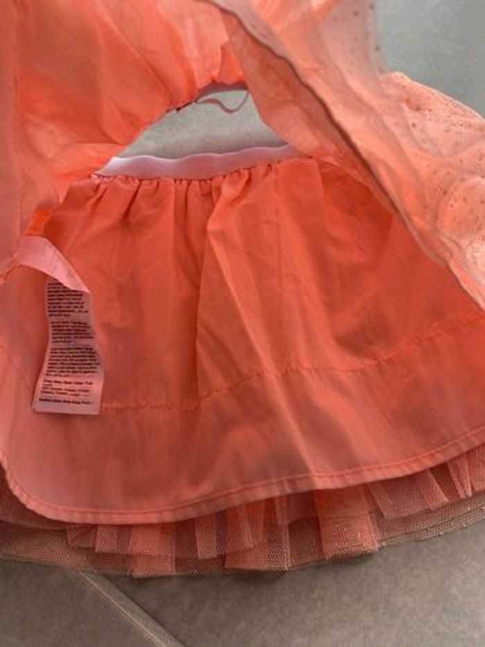 Jupe 24 mois Corail à paillettes Neuve - photo numéro 7