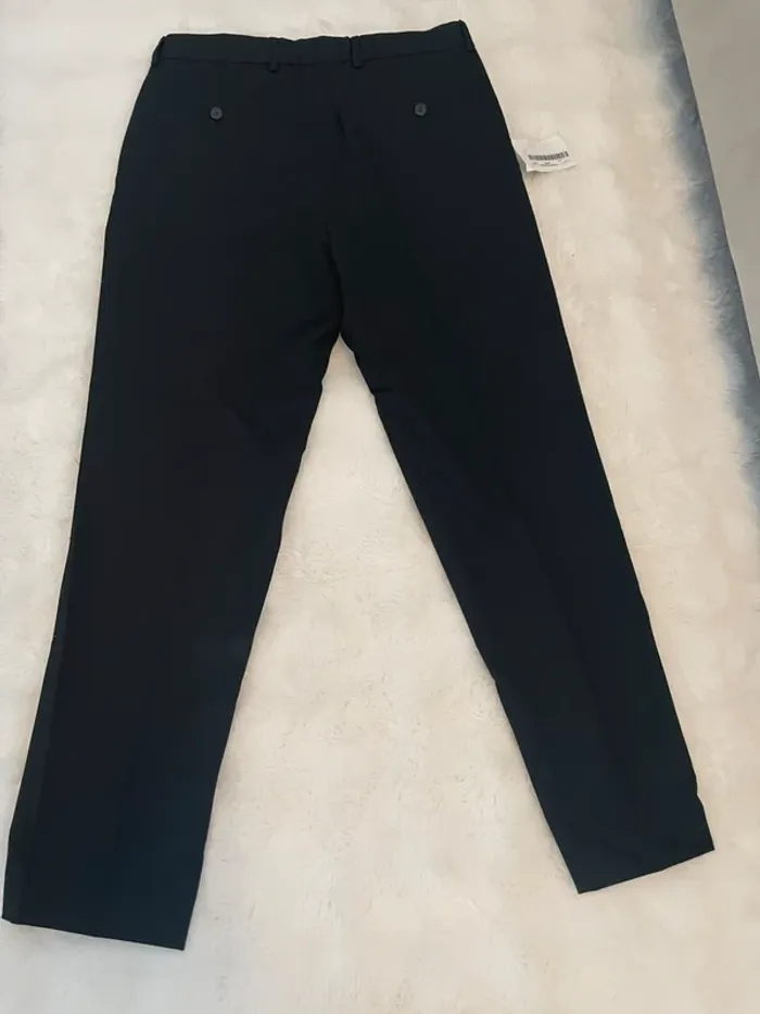 Pantalon de costume noir taille 42 neuf - photo numéro 3