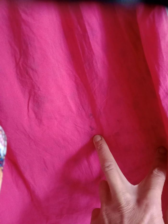 Robe 10 ans rose broderie pélican c85 - photo numéro 9