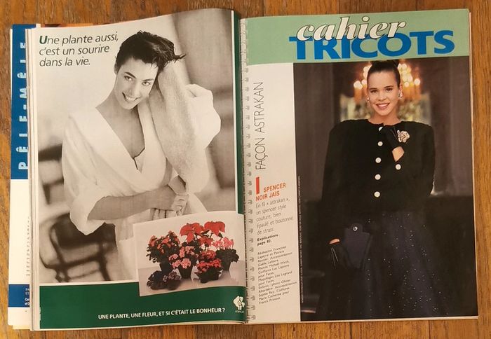 Ancien magazine Modes et travaux 1987 N°1045 Vintage - photo numéro 12