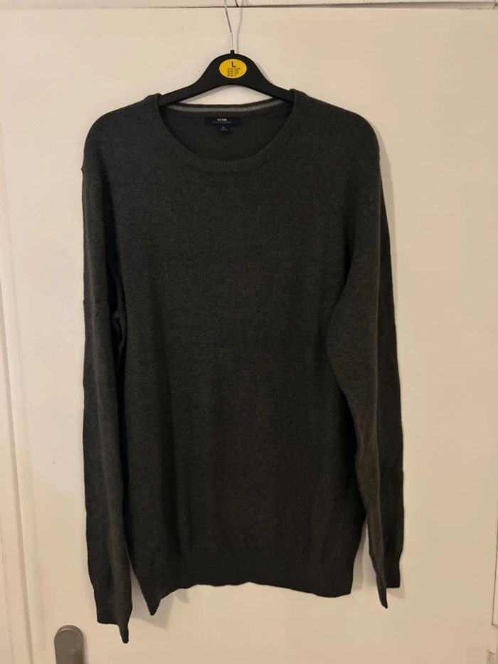 Pull fin gris