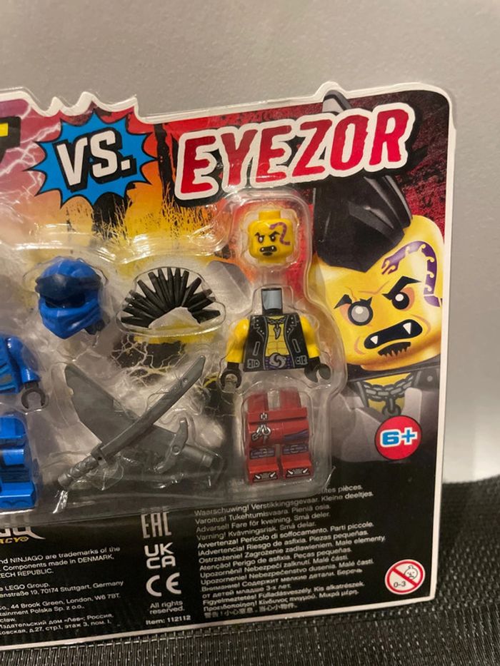 Lego ninjago Legacy lot 2 minis figurines Jay et Eyezor 112112 neuf - photo numéro 3