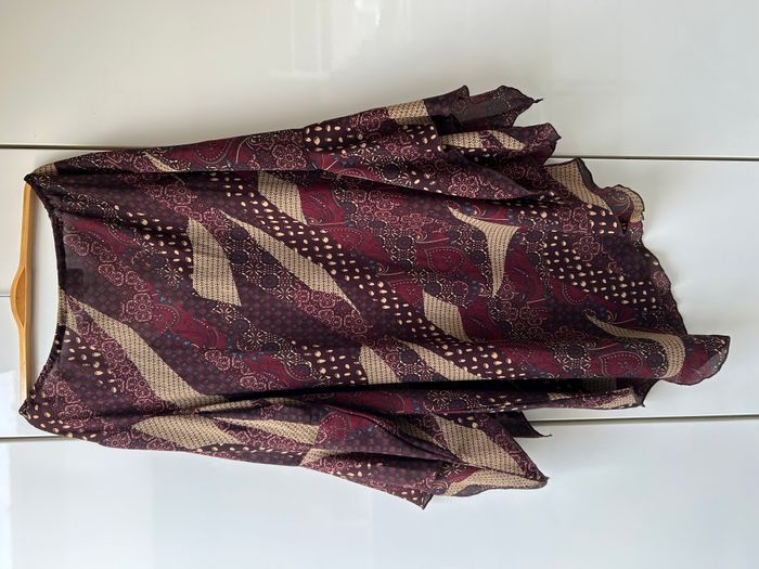 Tunique bordeaux Bleu Bonheur - Taille 52 - photo numéro 4