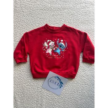 Sweat Stitch rouge taille 18 mois Disney