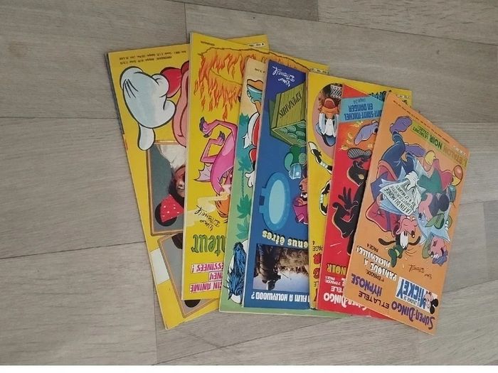 Lot Vintage 7 magazines Journal de Mickey année 1984 L061  7596144847 - photo numéro 3