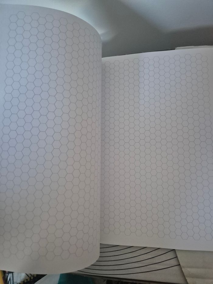 Cahier chimie pour molécule neuf / hexagonal notebook - photo numéro 2
