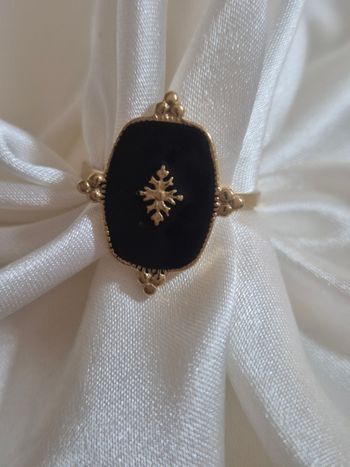 Bague lolo yaya acier inoxydable ajustable 